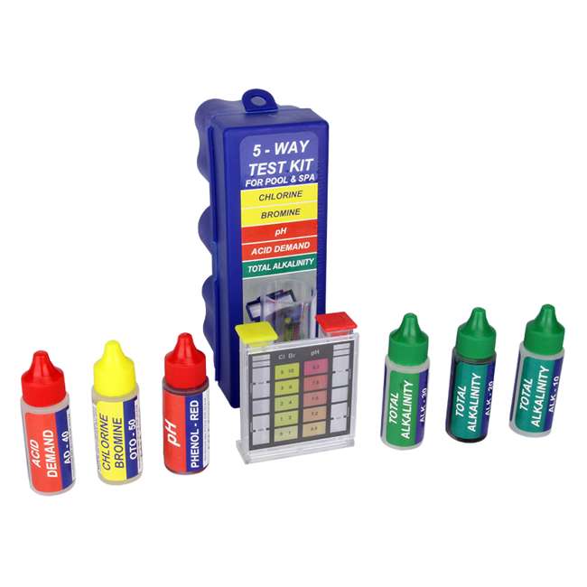 5Way Swimming Pool & Spa Water Chemical Test Kit K331SW