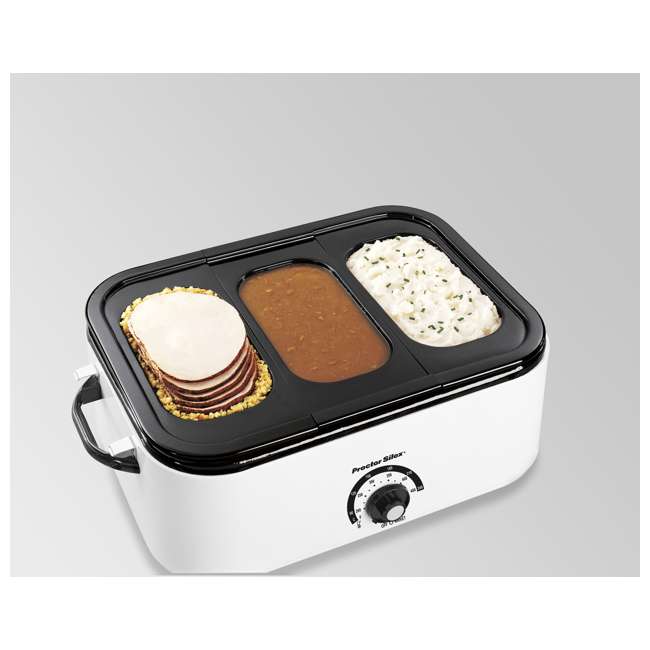 Proctor Silex 18 Quart Roaster Oven with Buffet Inserts 32190Y + 32508Y