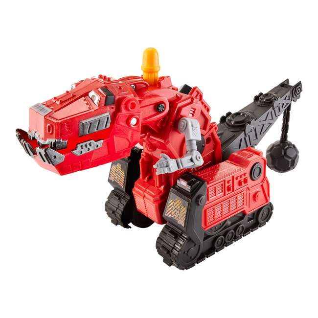 Mattel Dinotrux Ty Rux Toy Dinosaur Crane Vehicle, Red DKB99