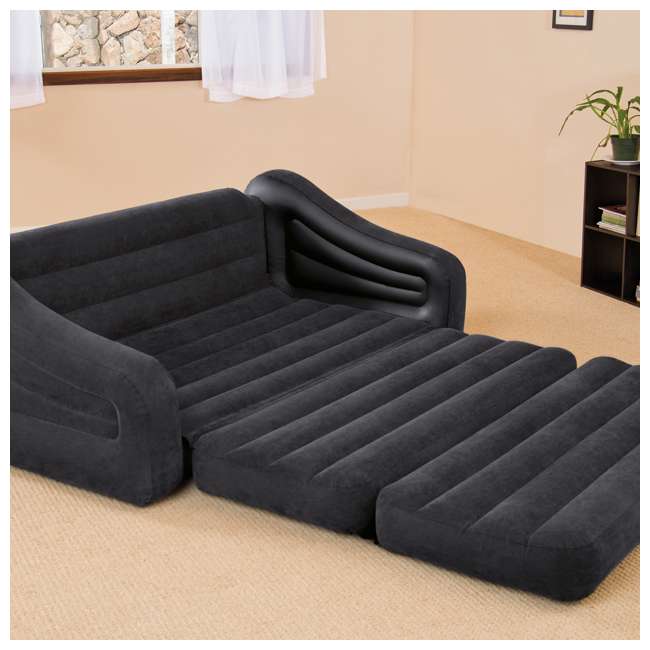 Intex Inflatable Corner Sofa Tan Baci Living Room