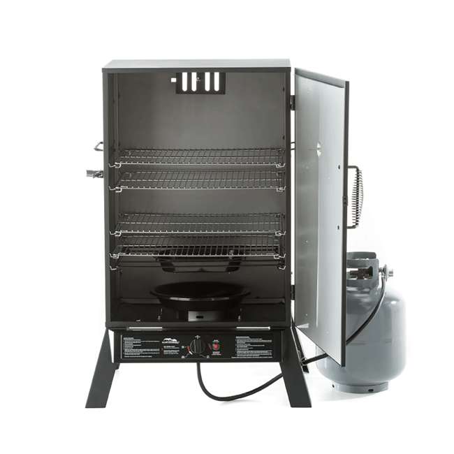 Masterbuilt 40Inch Outdoor Vertical Propane Gas Smoker, Black 20050211