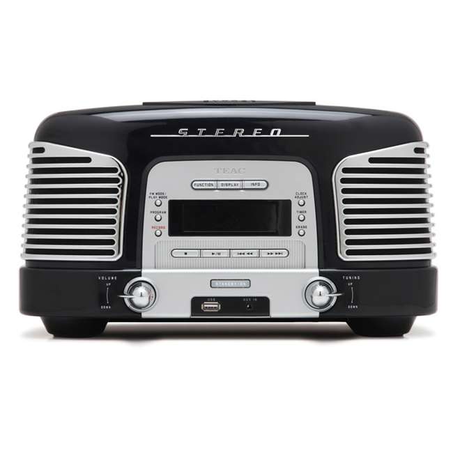 TEAC SLD920 CD Player & AM/FM Radio Alarm Clock w/ USB Playback