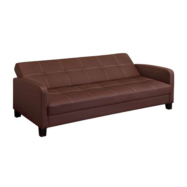Dorel Home Products Delaney Sofa Sleeper Futon Couch Brown 3195198