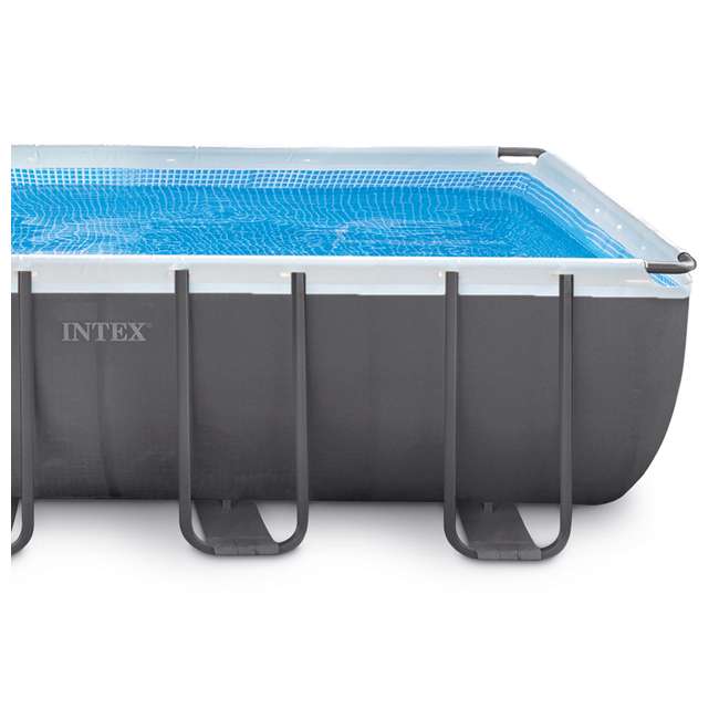 Intex 18' x 9' x 52" Ultra Frame Rectangular Pool + Pump : 28351EH