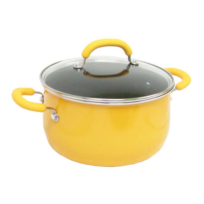 Rachael Ray 10Piece Cookware Set Yellow 19442YELLOW