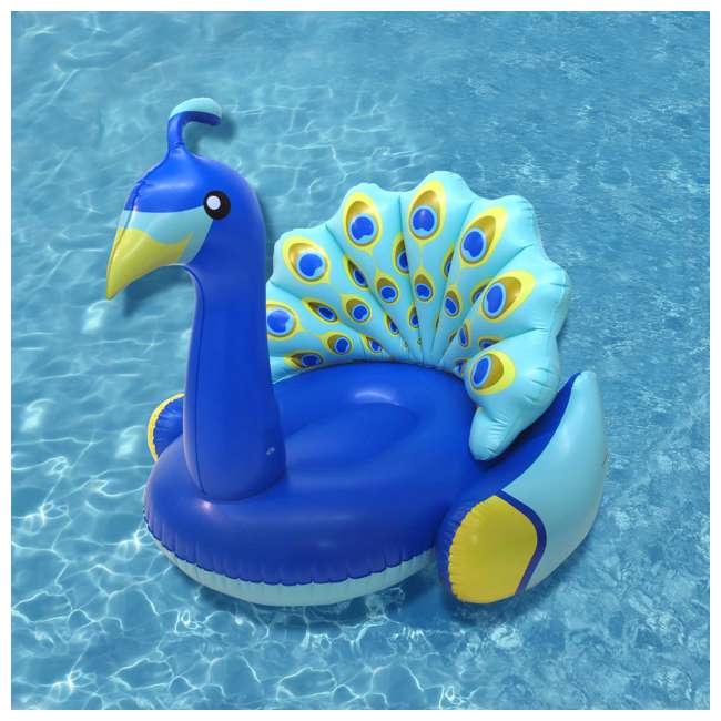 giant peacock float