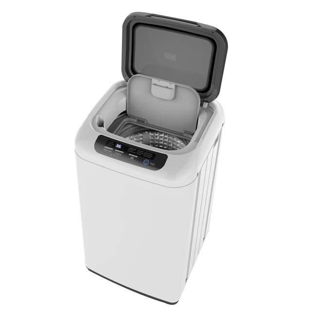 Black + Decker 0.84 Cu. Ft. Mini Washing Machine, White BPWH84W