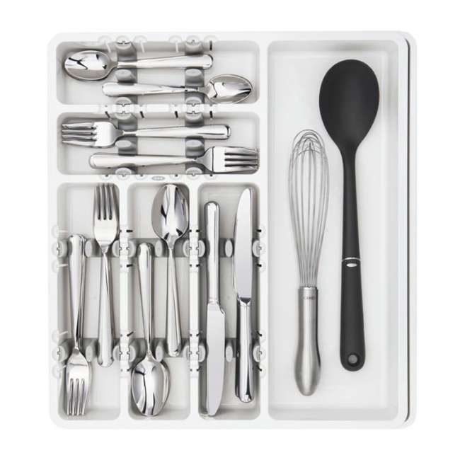 Oxo 13153400 Good Grip Large Expandable Kitchen Utensil Storage