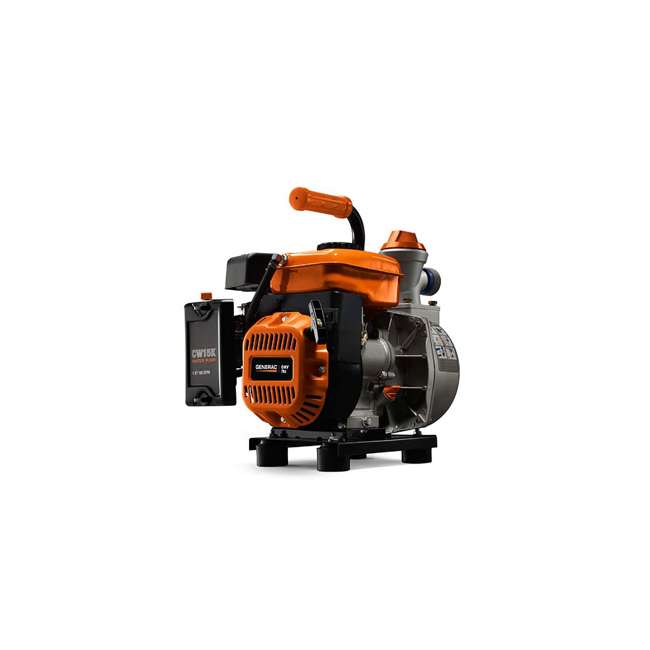 Generac 1.5Inch Small Lightweight GasPowered Clean Water Pump GNRC6821