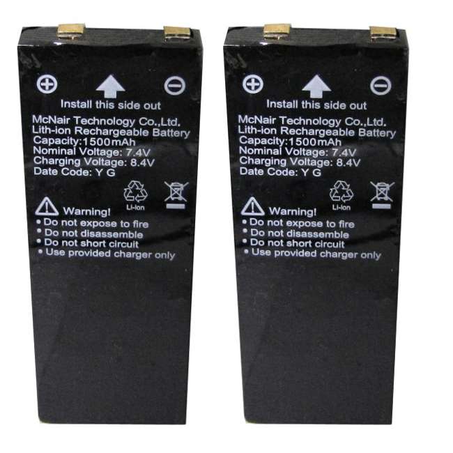Cobra LI7000/7020/7200 2 Rechargeable Battery Packs (Pair) 2xMN1500