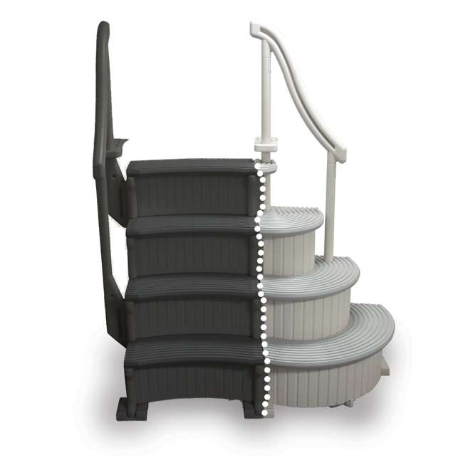 confer above ground pool double entry system