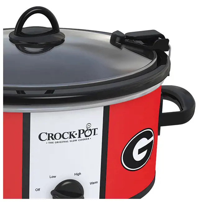 Crock-Pot 6 Quart Cook &amp; Carry Slow Cooker, Georgia Bulldogs SCCPNCAA600-UGA