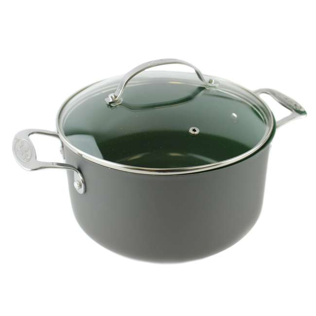 Orgreenic 10Piece Ceramic Non Stick Kitchen Cookware TEL6110