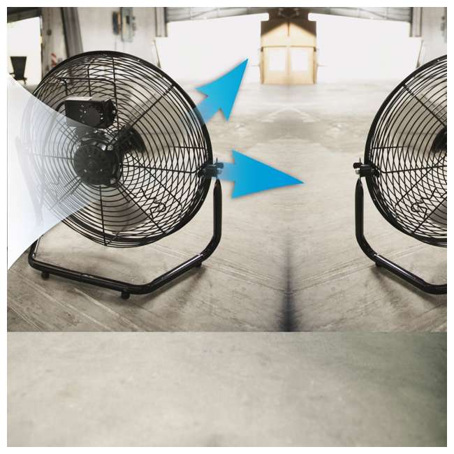 Patton High Velocity Fan Three Speed Floor Fan Puf1410b Bm