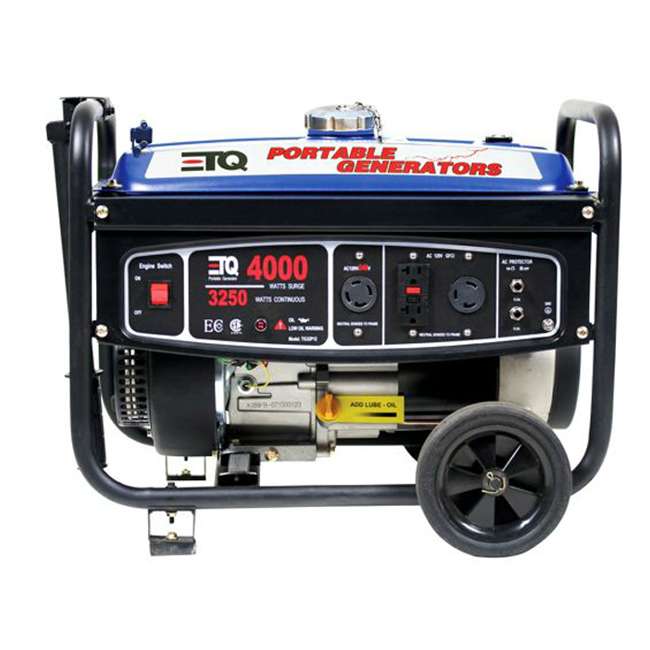 ETQ 4000W 7 Hp 4Cycle GasPowered Portable Generator TG32P12