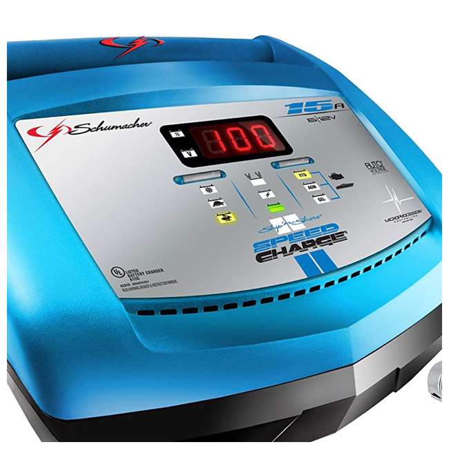 Schumacher 15 Amp 6 Volt/12 Volt Fully Automatic Battery Charger
