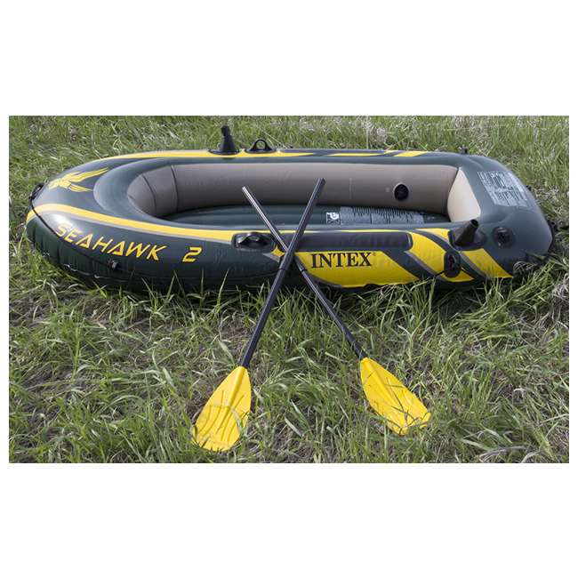 Intex Seahawk 2 Inflatable Boat Set With Oars And Pump 68347EP