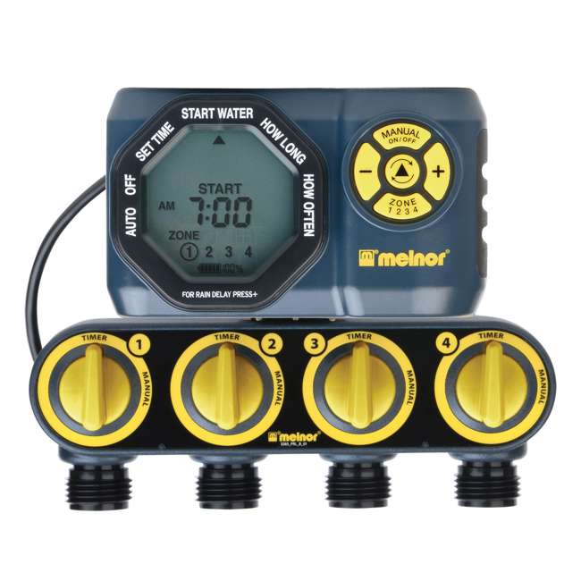 Melnor Digital 4 Zone Programmable Water Timer : MEL-33280