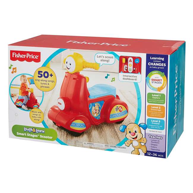 Fisher Price Laugh & Learn Smart Stages Scooter CGX01