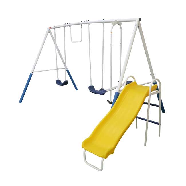 Xdp Blue Ridge Play Backyard Kids Swing Set With Slide 74303