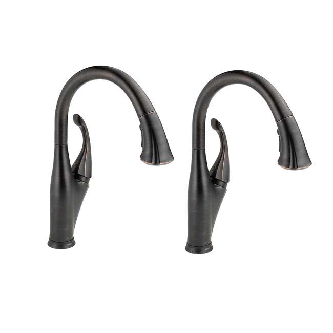 Delta Addison Single Handle Kitchen Faucet Venetian Bronze 2