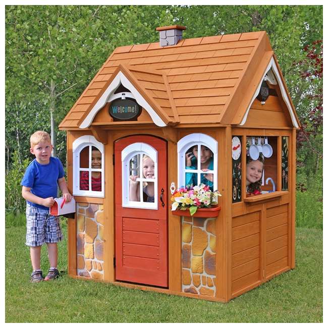 Cedar Summit Kidkraft Stoneycraft Kids Outdoor Playhouse P280090