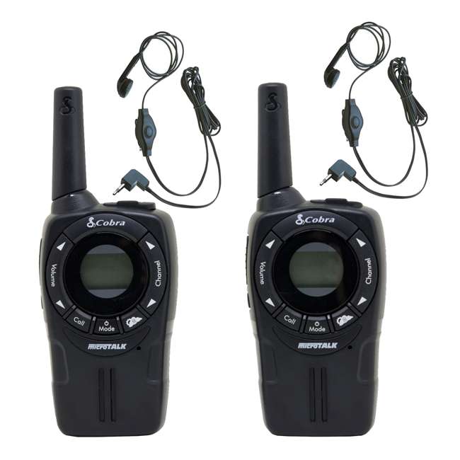 Cobra CXT235 MicroTalk 20 Mile FRS/GMRS Walkie Talkie 2-Way Radios (2