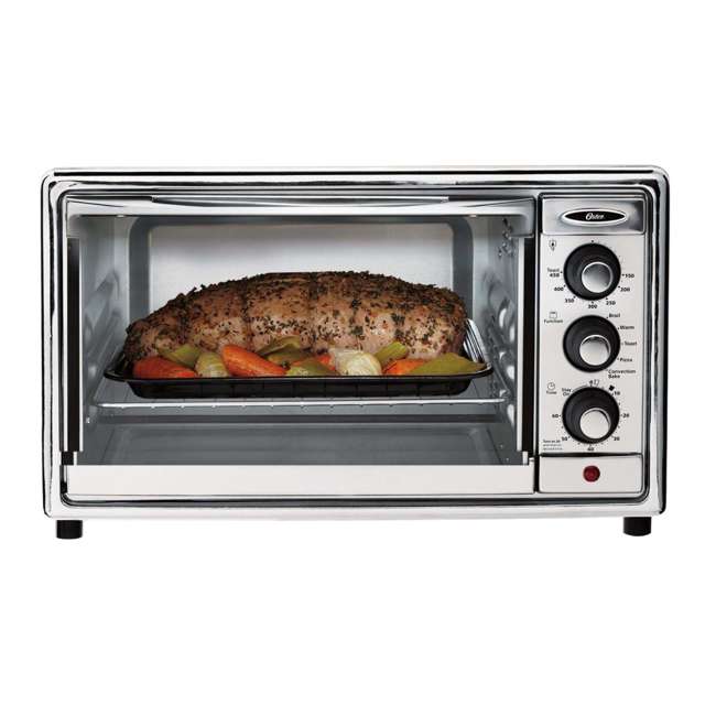 Oster 6slice Brushed Stainless Steel Convection Toaster Oven