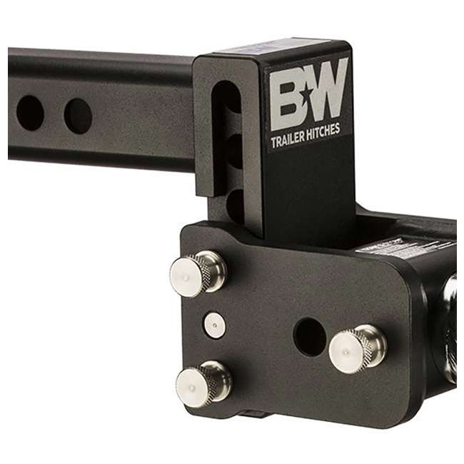 B&W TS10037B Tow & Stow Dual Ball Hitch with 5.5Inch Rise & 5Inch Drop