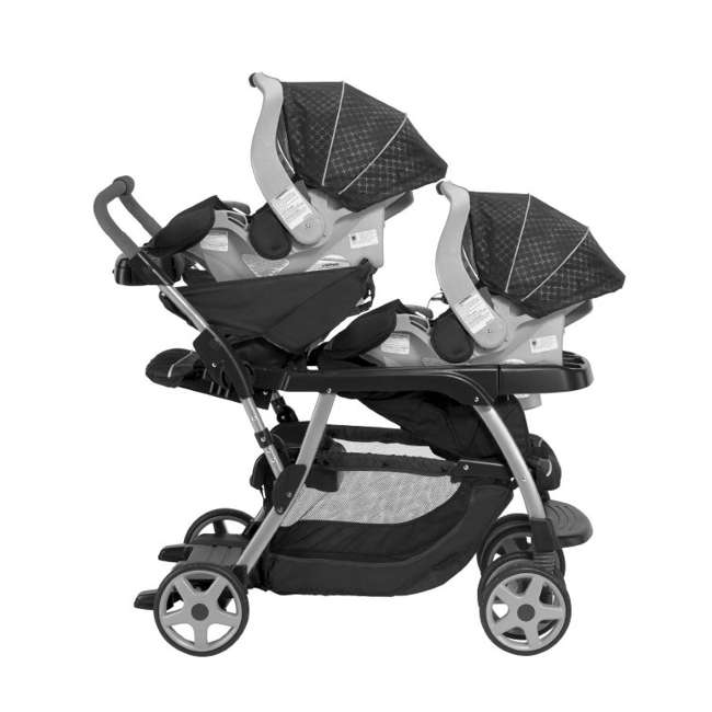 Graco Ready2Grow LX Duo Stoller & SnugRide Twin Travel System