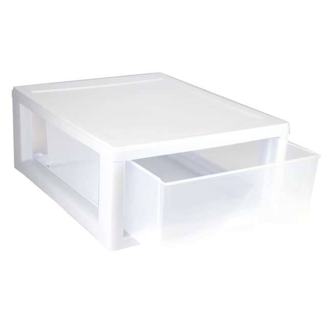 Sterilite 2301 16 Quart Stacking Storage Drawer 12 Pack 12 X
