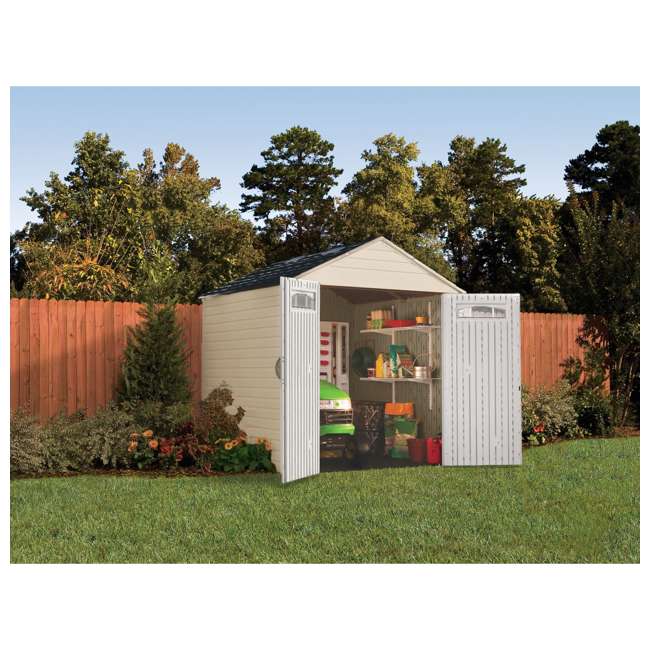Rubbermaid 7x7Feet XLarge 325Cubic Feet Outdoor Storage Shed 5H80