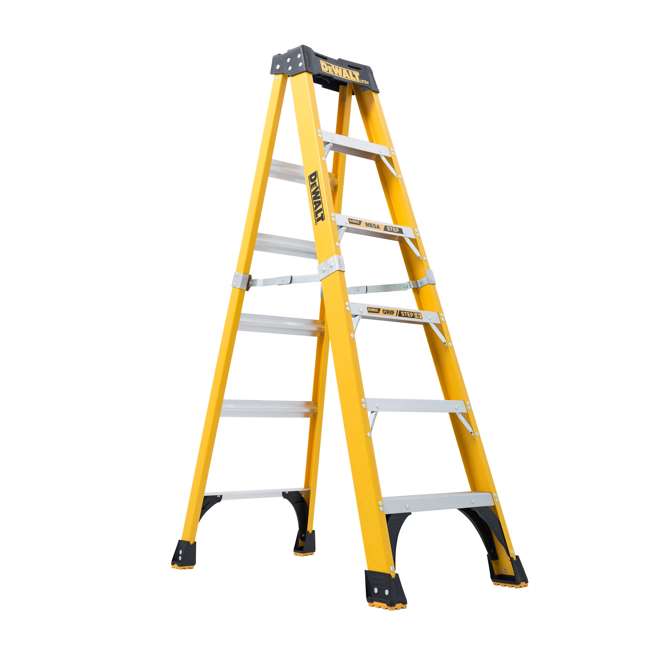 DeWalt 6Foot Fiberglass Type IAA 375 Pound Duty Rating Step Ladder