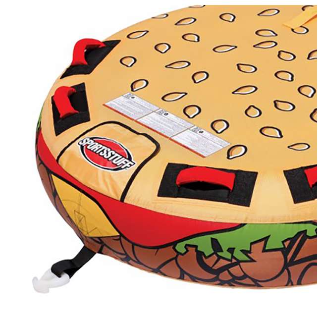 Sportsstuff Inflatable 2 Rider Cheeseburger Towable Tube 533050