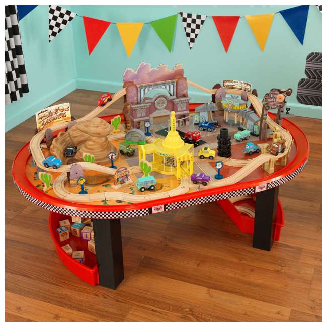 KidKraft Disney Cars Radiator Springs Race Track Set and Table 17979