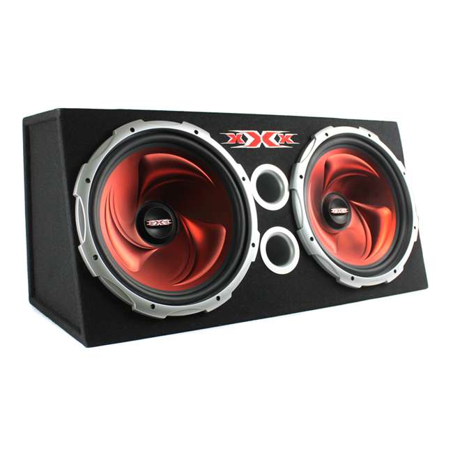 XXX 15" Dual Subwoofers, Amplifier, Amp Kit & Box XBX1500