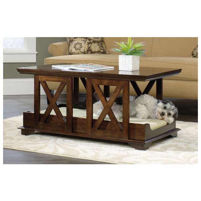 Sauder Furniture Birch Full Coffee Table Pet Dog Bed 417195 SF417195