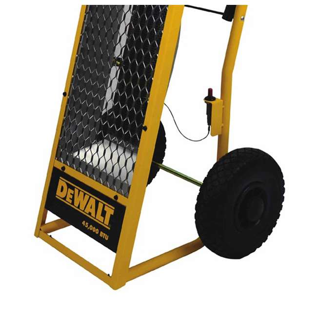 Dewalt 45,000 BTU Radiant Propane Portable Job Site Heater MHF340620
