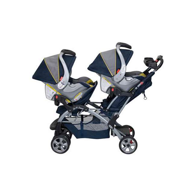Baby Trend Sit N Stand Double Inline Stroller Twin Car Seat Travel