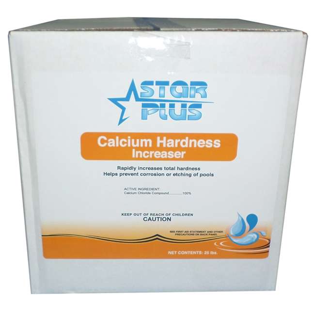 Star Plus Calcium Hardness Increaser for Pools, 25 Pounds 12002421