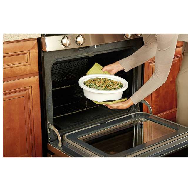 CrockPot Casserole Crock 2.5 Quart Oval Slow Cooker, Red SCCPCCM250N