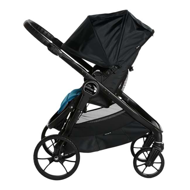 Baby Jogger Front and Rear Facing City Premier Stroller, Black and Teal