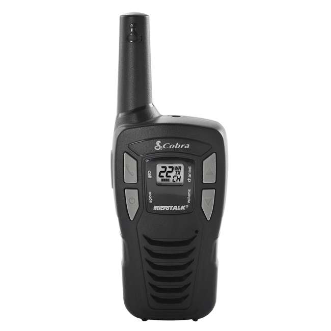(2) Cobra MicroTalk 16 Mile 22 Ch 2Way Radios w/ Headsets CXT145