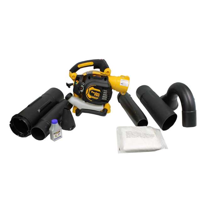 Poulan Pro BVM210VS 25CC Gas Leaf Blower/Vacuum (Refurbished