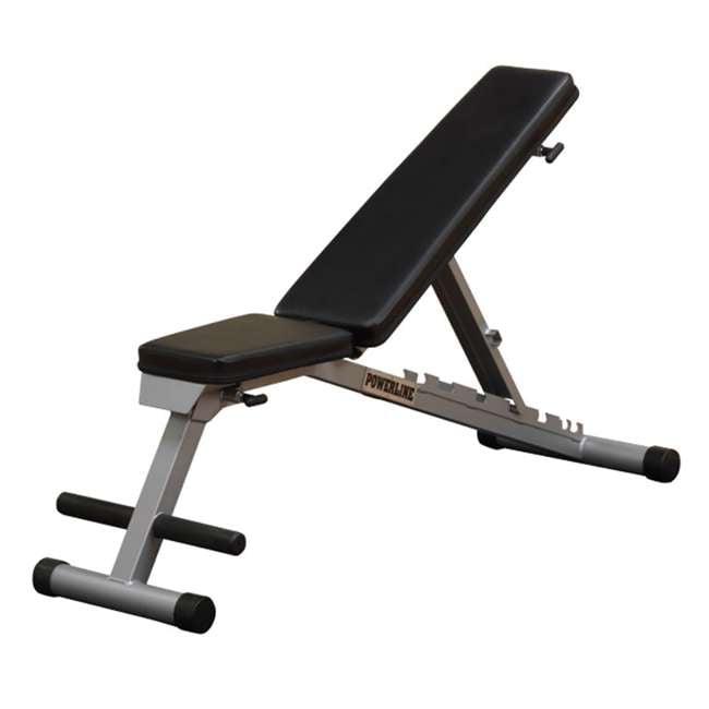 Body Solid Pfid125x Powerline Flat Folding Home Gym Workout Bench