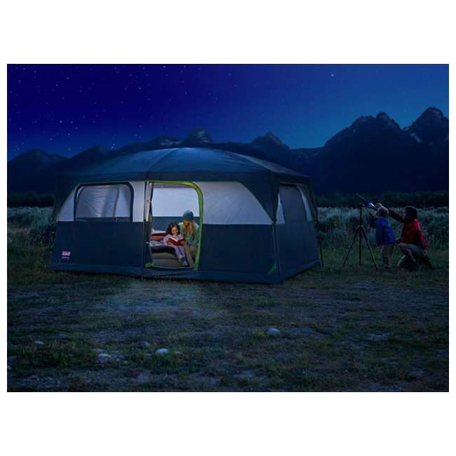 Coleman Prairie Breeze 9 Person 14 X 10 Foot Tent Fan And Light