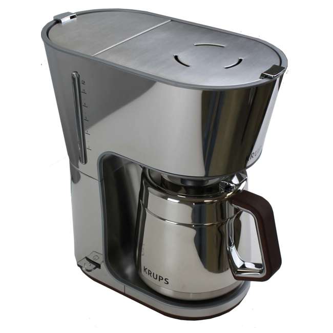 Krups Silver Art Collection Thermal 10 Cup Coffee Maker (Refurbished