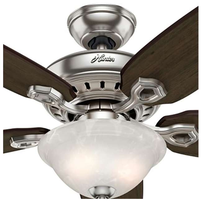 Hunter Fairhaven 52 Inch Indoor Basque Black Ceiling Fan With