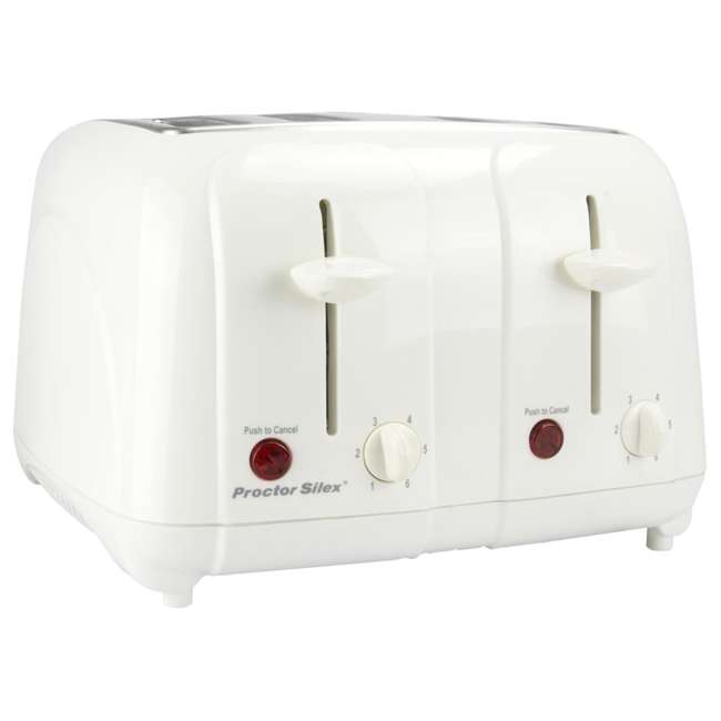 Proctor Silex 24203Y 4Slice CoolTouch Toaster White