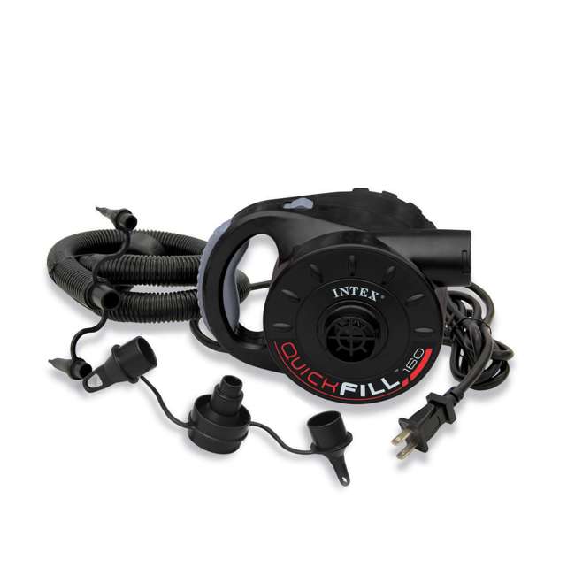 Intex Inflatable Corner Sectional Sofa with Air Pump 68575EP + 66623E